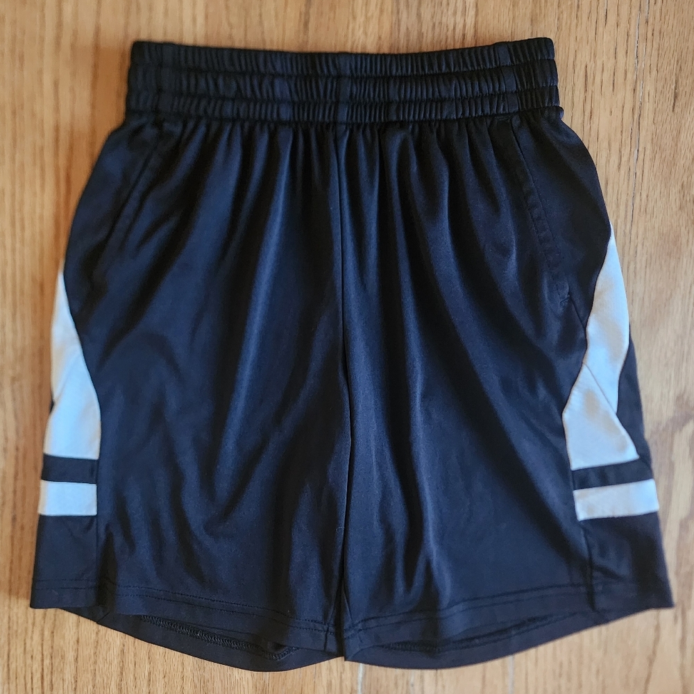 TekGear Boy's Black Athletic Activewear Casual Shorts Small S/8